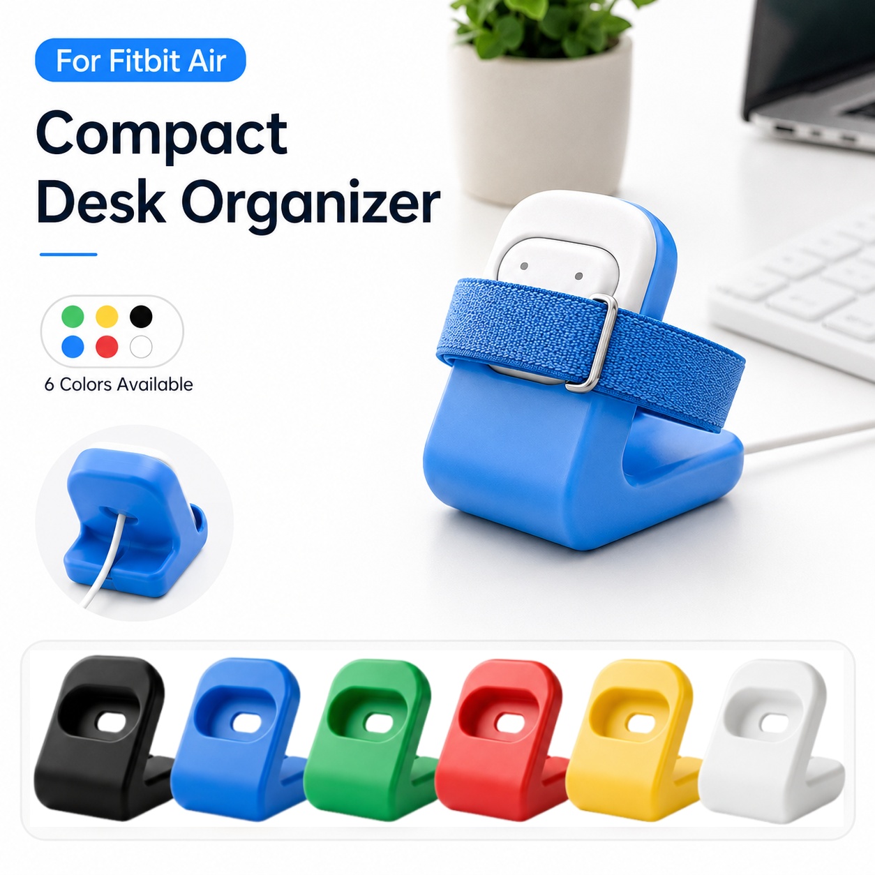 Home Office Google - แท่นชาร์จสำหรับ Google Fitbit Air Desktop Stand