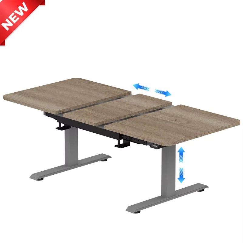 Standing Desk Electric - โครงโต๊ะปรับระดับความสูงและความกว้างได้ มอเตอร์คู่ โต๊ะปรับระดับไฟฟ้าแบบยืน-นั่ง เฟอร์นิเจอร์สำนักงานสุดหรู