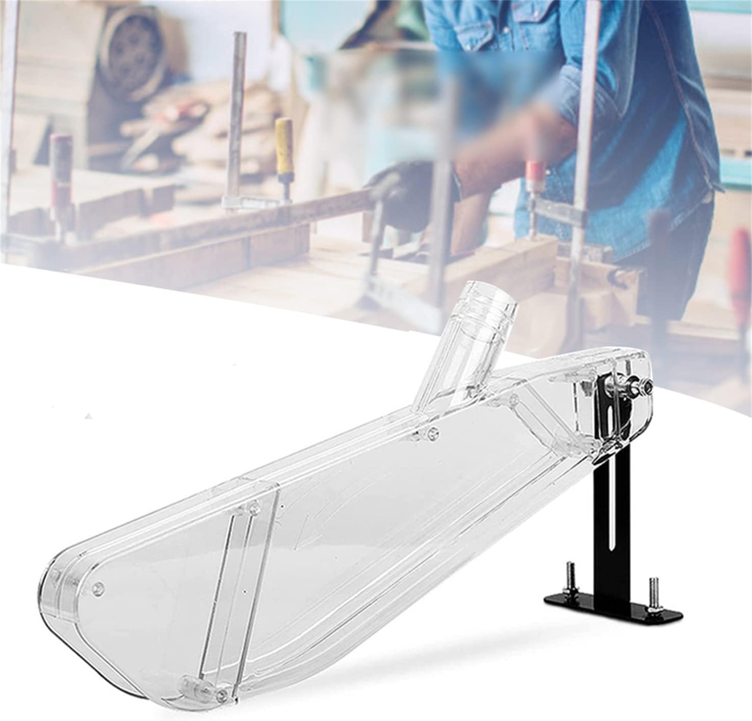Standing Desk Electric - ฝาครอบป้องกันเครื่องเลื่อยวงเดือนสำหรับงานไม้ ฝาครอบกันฝุ่นแบบใส สำหรับเลื่อยวงเดือนไฟฟ้า กล่องพลาสติกใสกันฝุ่น