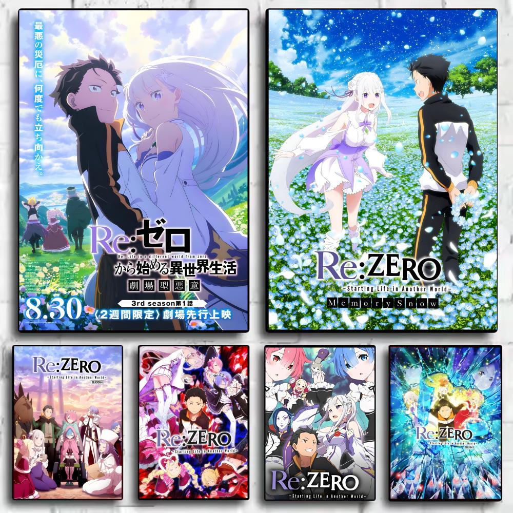 อะนิเมะ R-Re Zero โปสเตอร์สติก - Home Office Wallpaper บทวิจารณ์และราคา