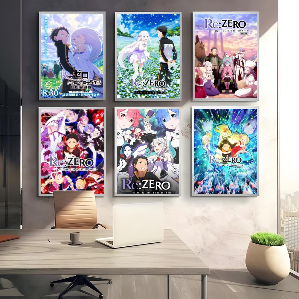 อะนิเมะ R-Re Zero โปสเตอร์สติก - Home Office Wallpaper บทวิจารณ์และราคา