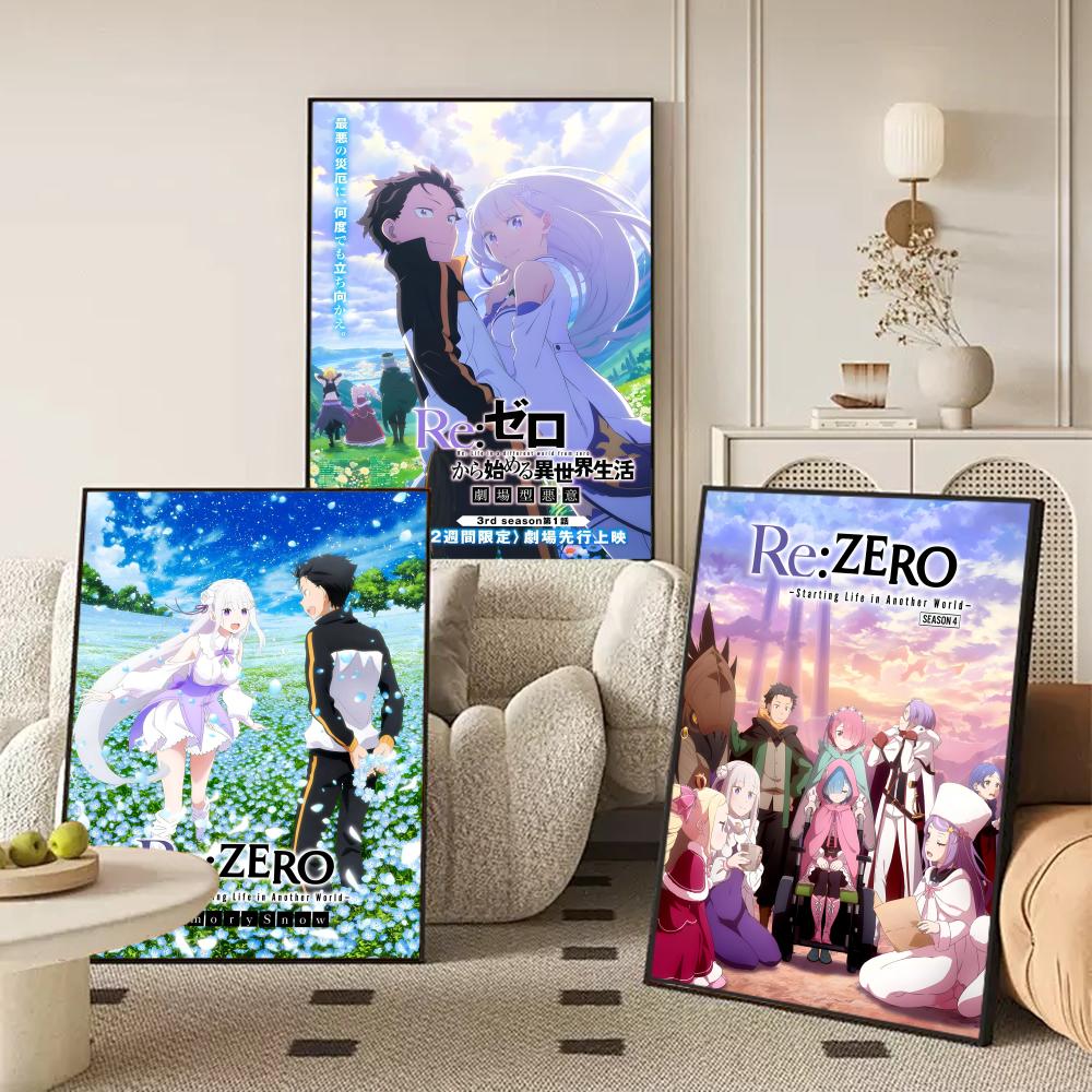อะนิเมะ R-Re Zero โปสเตอร์สติก - Home Office Wallpaper บทวิจารณ์และราคา