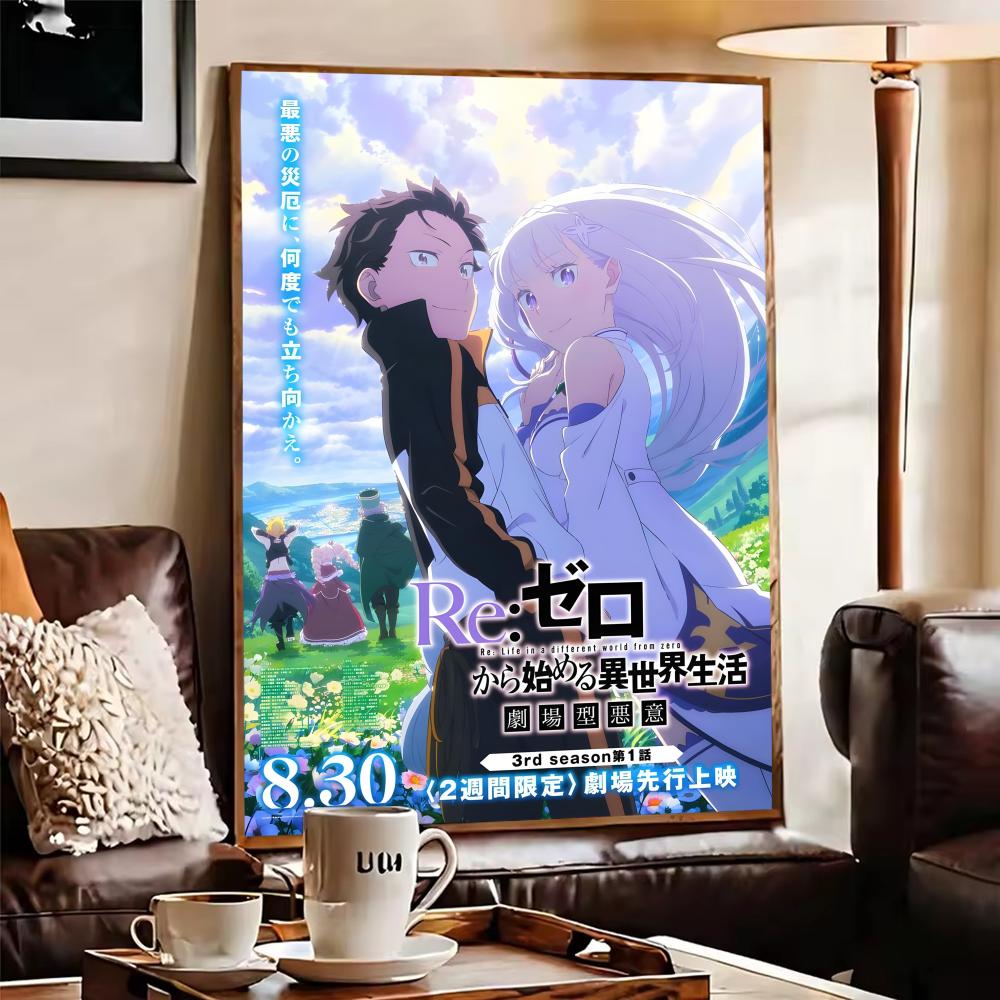 อะนิเมะ R-Re Zero โปสเตอร์สติก - Home Office Wallpaper บทวิจารณ์และราคา
