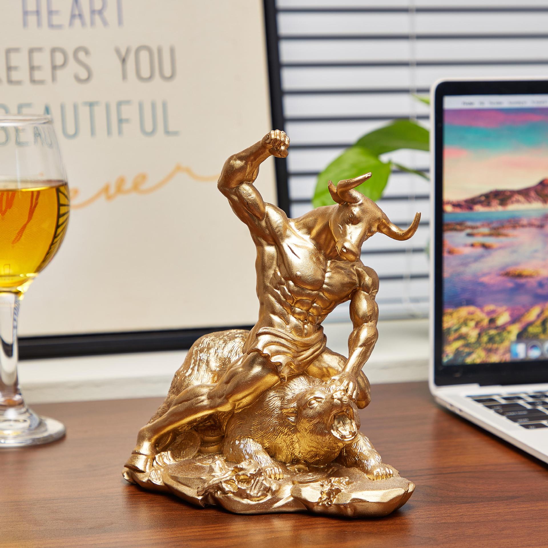 งานประดับตกแต่งรูปสัตว์เรซิ่น  - Home Office With Bookshelves บทวิจารณ์และราคา
