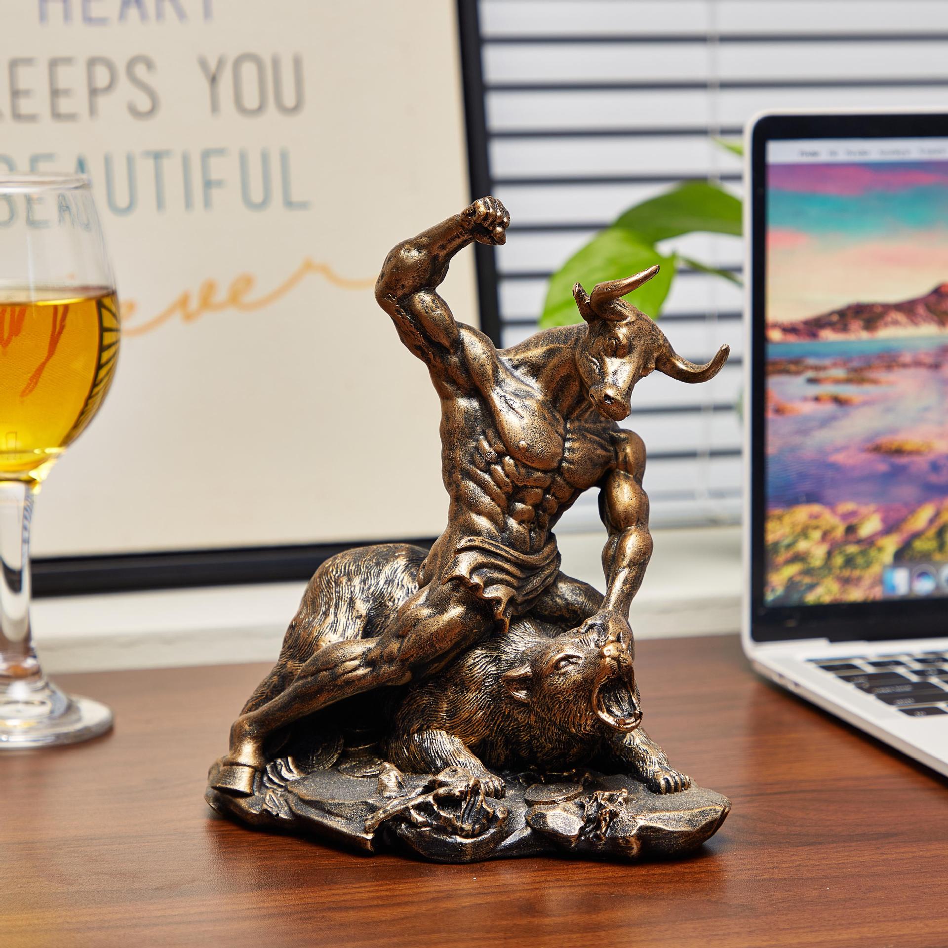 งานประดับตกแต่งรูปสัตว์เรซิ่น  - Home Office With Bookshelves บทวิจารณ์และราคา