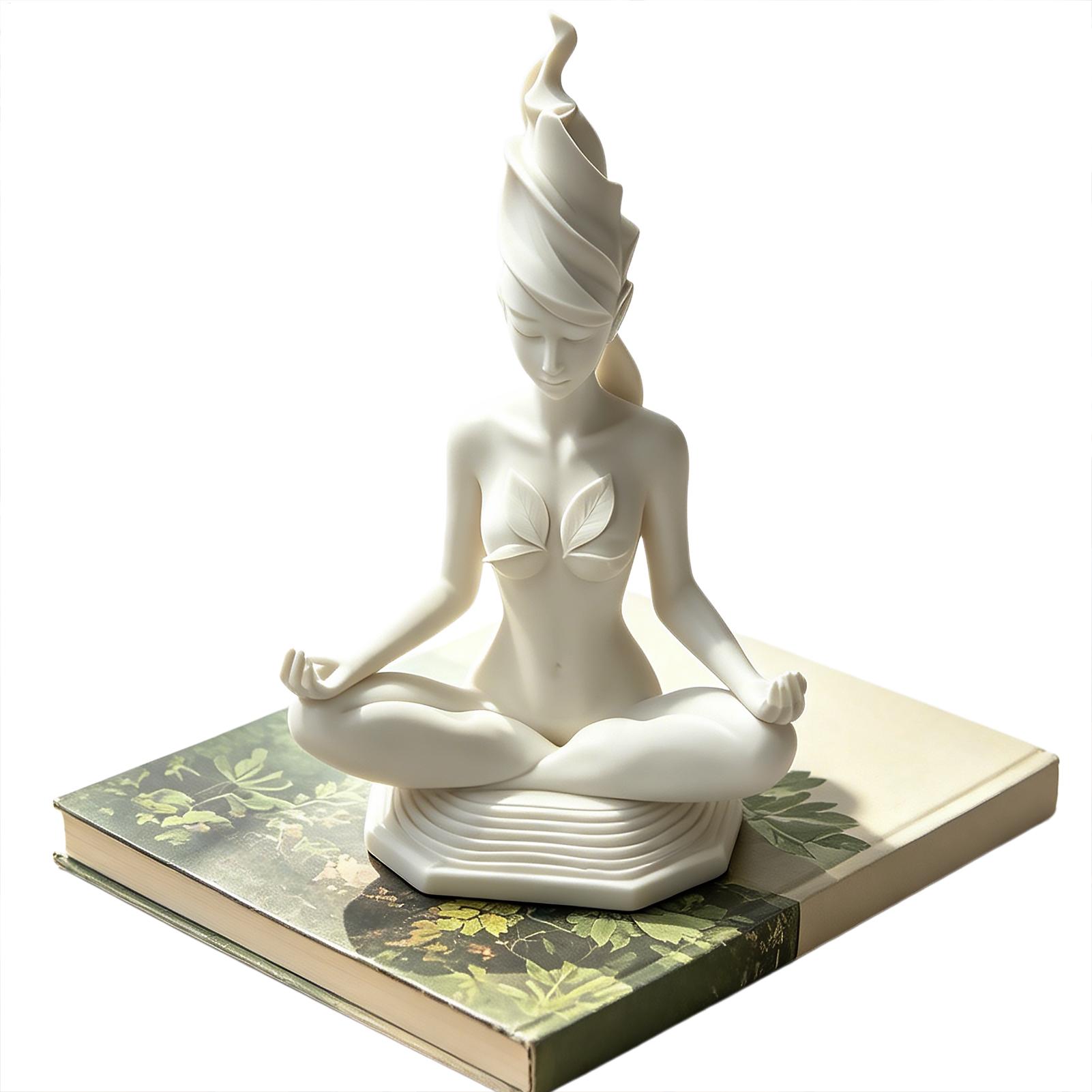 รูปปั้นโยคะผู้หญิงสำหรับตกแต่ง - Home Office Yoga Room บทวิจารณ์และราคา