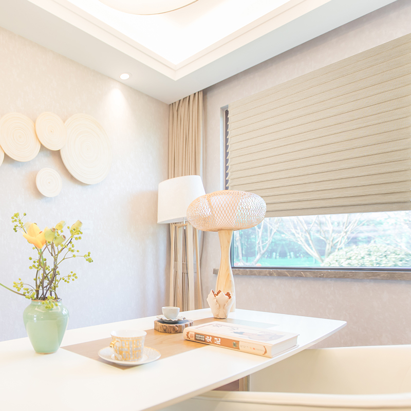 ม่านม้วนไฟฟ้า Shangri-la แบตเต - Home Office Google บทวิจารณ์และราคา