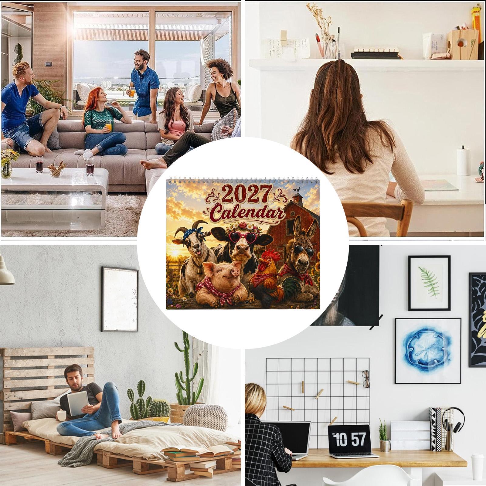 ปฏิทินปี 2027 ลายไก่ ปฏิทินแบบ - Home Office Wallpaper บทวิจารณ์และราคา