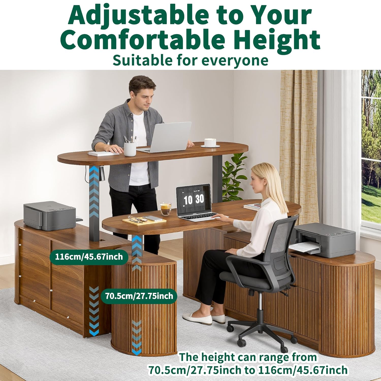 โต๊ะทำงานไฟฟ้าทรงตัวแอลสไตล์มิ - Standing Desk Electric บทวิจารณ์และราคา