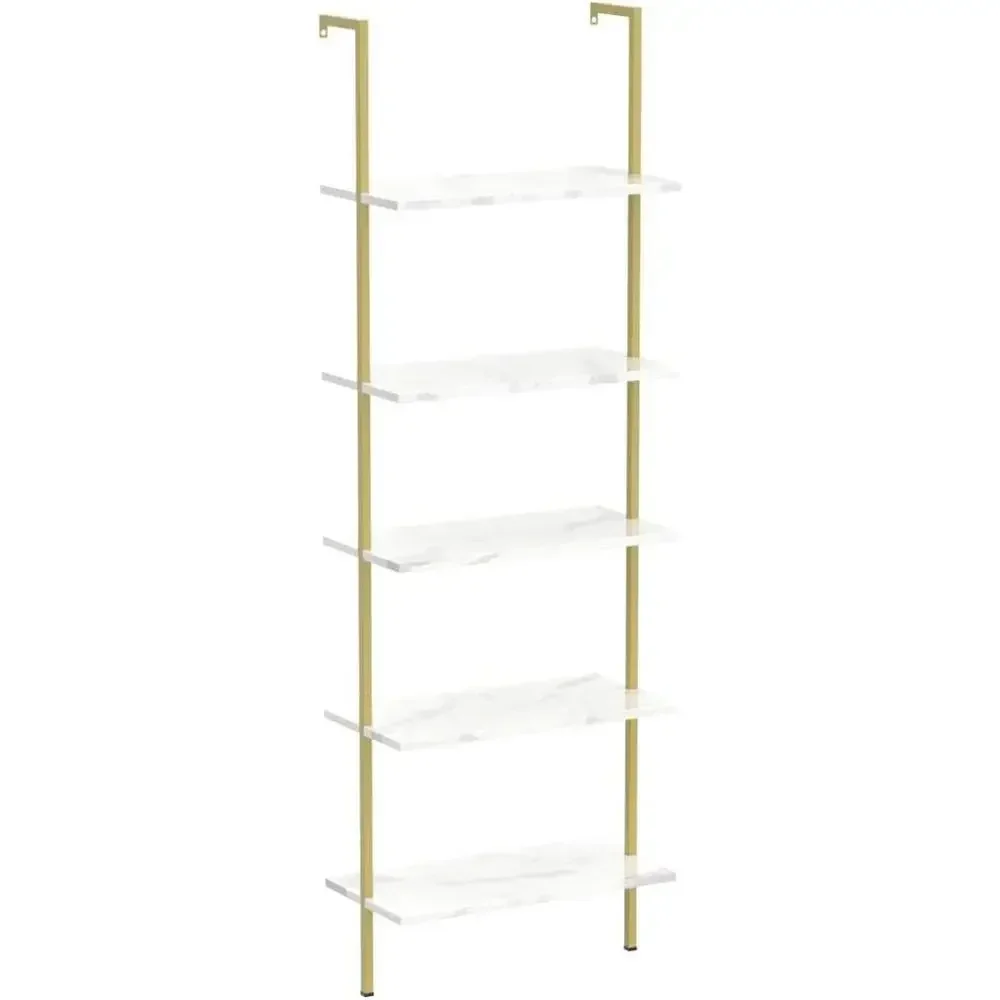 ชั้นวางของติดผนัง 5 ชั้น สีขาว - Home Office With Bookshelves บทวิจารณ์และราคา