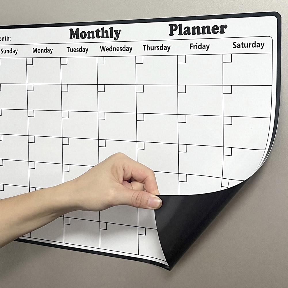 ปฏิทินลบแห้งแบบแม่เหล็กที่มีสไ - Magnetic Calendar Board บทวิจารณ์และราคา