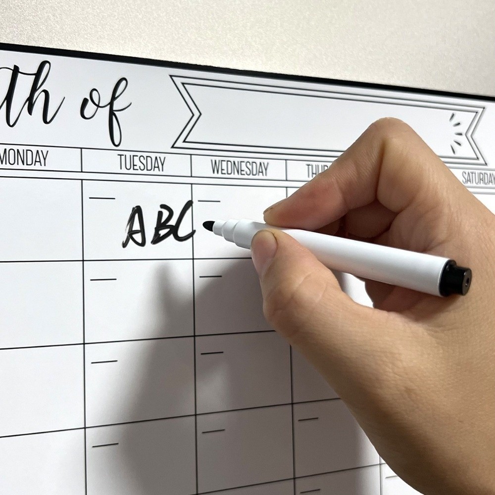 ปฏิทินแม่เหล็กแบบพกพา ลบได้ง่า - Magnetic Calendar Board บทวิจารณ์และราคา