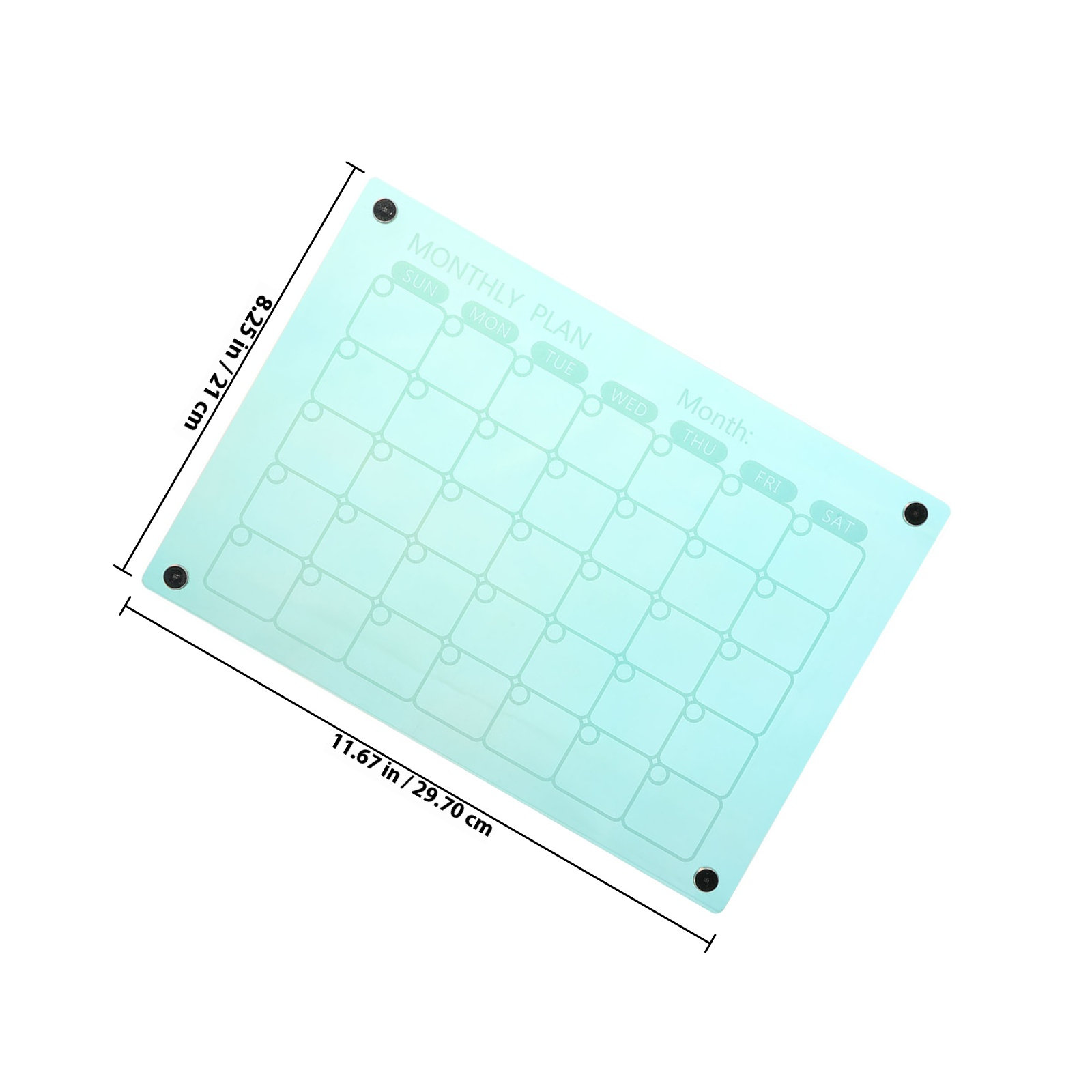 กระดานวางแผนรายเดือนแบบแม่เหล็ - Magnetic Calendar Board บทวิจารณ์และราคา
