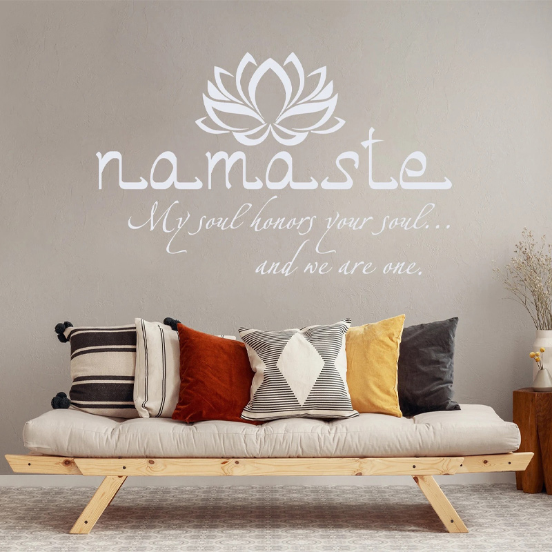 สติกเกอร์ติดผนังสติกเกอร์ไวนิล - Home Office Yoga Room บทวิจารณ์และราคา