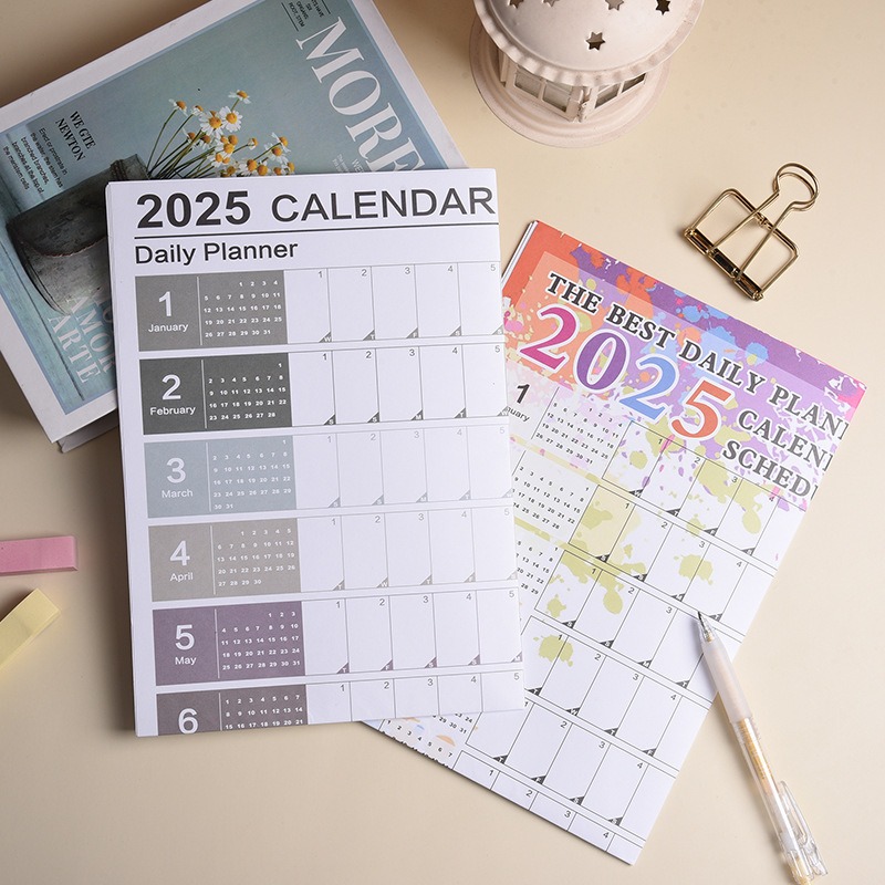 ปฏิทินติดผนังปี 2026 2025 แบบเ - Home Office Wallpaper บทวิจารณ์และราคา