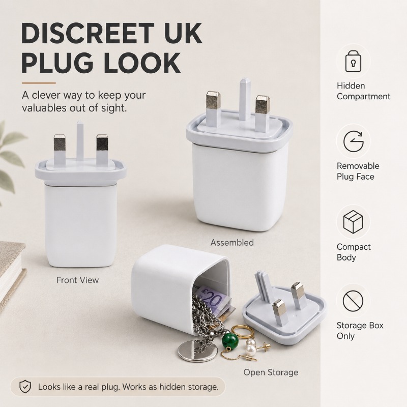 กล่องเก็บของแบบซ่อนได้ รูปทรงป - Home Office Of Uk บทวิจารณ์และราคา