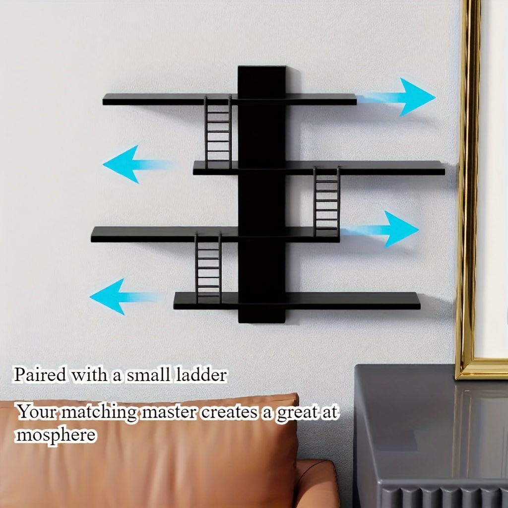 ชั้นวางติดผนังแบบไม่ต้องเจาะ เ - Home Office With Bookshelves บทวิจารณ์และราคา